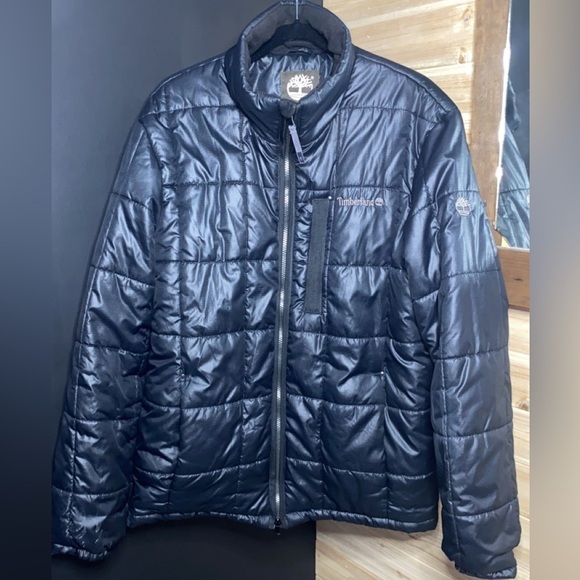 Men’s Black Size XL Timberland Light Weight Quilted Puffer Jacket - Picture 1 of 6